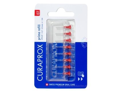CURAPROX CPS 07 prime refill červená 8 ks