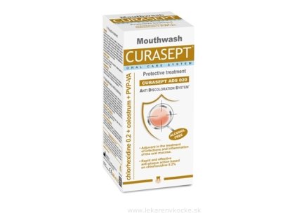 CURASEPT ADS Protective ústna voda 200 ml