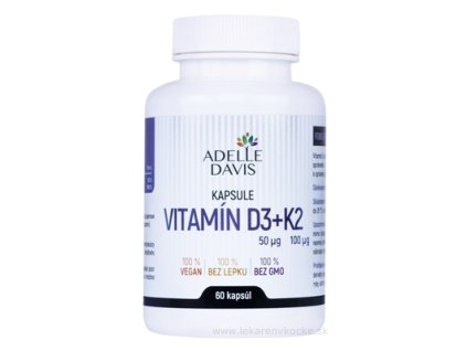 Adelle Davis VITAMÍN D3+K2 60 ks