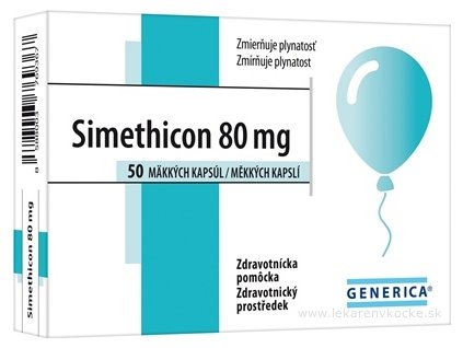 GENERICA Simethicon 80 mg 50 ks