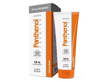 SWISS Panthenol PREMIUM 10% telové mlieko 200+50 ml zadarmo (250 ml)