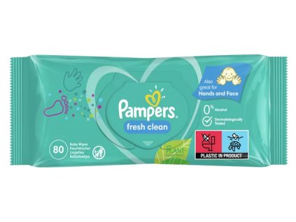 Pampers Fresh Clean vlhčené utierky 80 ks