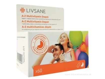 Livsane A-Z Multivitamín komplex 60 tbl