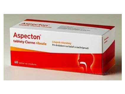 Aspecton tablety Čierne ríbezle 60 ks