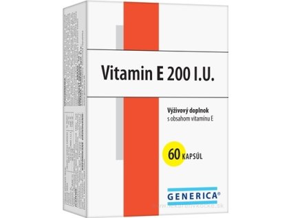 GENERICA Vitamin E 200 I.U. 60 ks