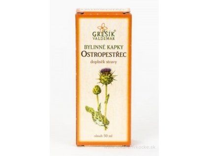 GŘEŠÍK BYLINNÉ KAPKY OSTROPESTREC 50 ml