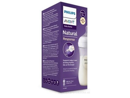 AVENT FĽAŠA Natural Response 260 ml 1 ks