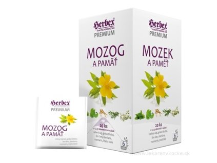 HERBEX Premium MOZOG A PAMÄŤ 20x1,5 g