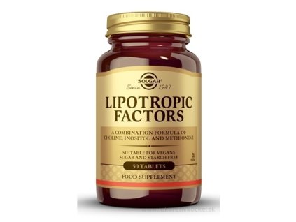 Solgar Lipotropic factors 50 tabliet