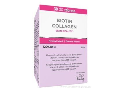 VITABALANS Biotin collagen 120 + 30 tablet zdarma