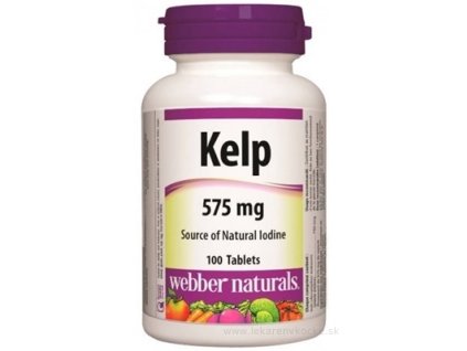 Webber Naturals Kelp 575 mg 100 ks