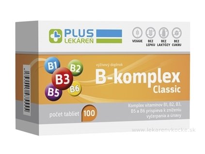 PLUS LEKÁREŇ B-komplex Classic 100 ks