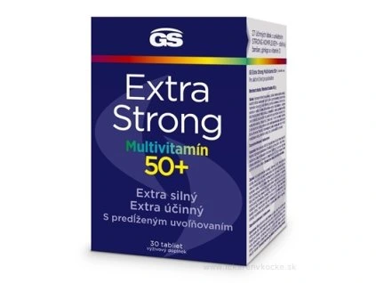 GS Extra Strong Multivitamín 50+ 30 ks