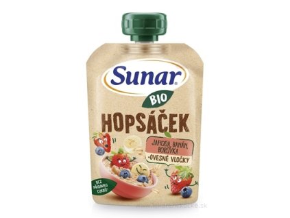Sunar BIO HOPSÁČEK Jahoda, banán, čučoriedka 100 g