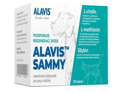 ALAVIS SAMMY na pečeň a regeneráciu pre psy a mačky 30cps