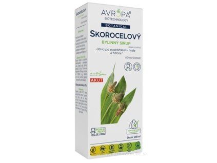 AVROPA Jitrocelový bylinný sirup 200 ml