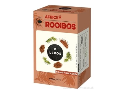 LEROS ČAJOVÁ CHVÍĽKA AFRICKÝ ROOIBOS bylinný čaj, nálevové vrecká 40 g