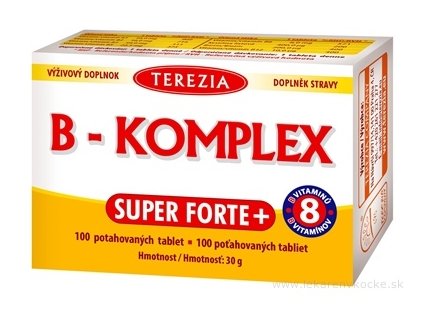 TEREZIA B-KOMPLEX SUPER FORTE+ 100 ks