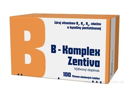 B-Komplex Zentiva 100 ks vitamín B