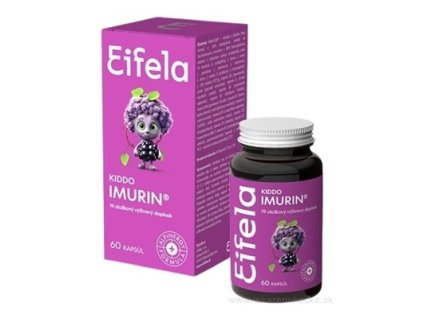 Eifela IMURIN KIDDO – podpora imunity pre deti, 60 kapsúl