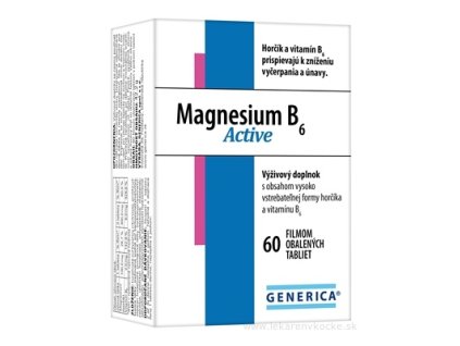 GENERICA Magnesium B6 Active 60 ks