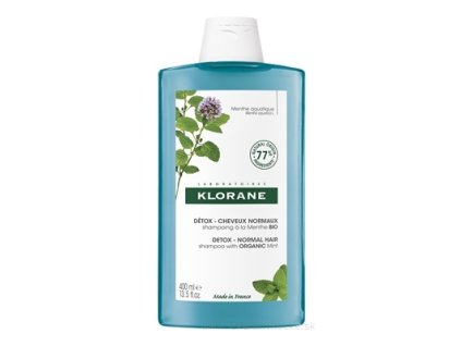 KLORANE SHAMPOOING DETOX Menthe BIO 400 ml