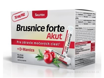Brusnice forte Akut SALUTEM 10x25 ml