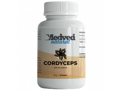 Medveď natural CORDYCEPS 60 kapsúl