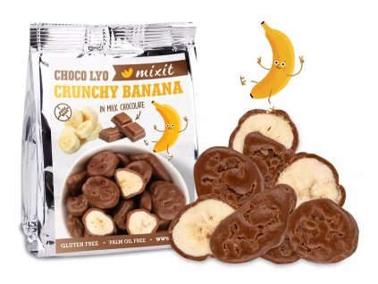 Mixit - Chrumkavé banániky v čokoláde
