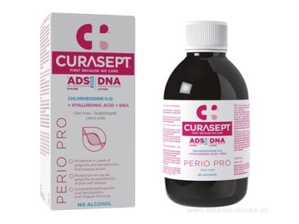 CURASEPT ADS DNA PERIO PRO ústna voda s chlórhexidínom 200ml