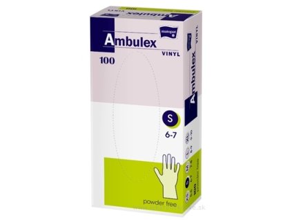 Ambulex rukavice VINYL 100 ks