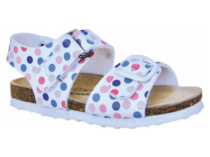 Protetika sandále T97 veľkosť 33, vzor: bodka