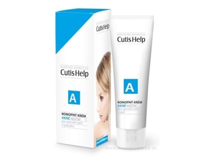 CutisHelp AKNÉ konopný krém nočný 30 ml