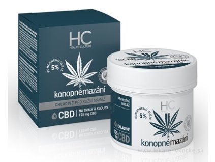 Health Culture Konopné mazanie chladivé s CBD 125 ml