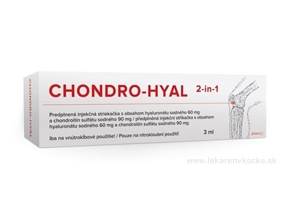 CHONDRO-HYAL intraartikulárny roztok v predplnenej injekčnej striekačke 1x3 ml