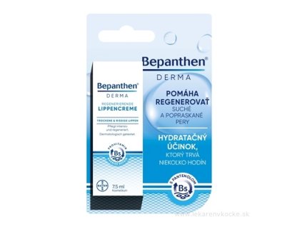 Bepanthen DERMA Krém na pery tyčinka s panthenolom 7,5 ml