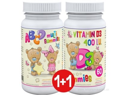 ABCD muLTi Gummies + D3 Gummies - Clinical 1+1 1 set