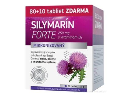 Silymarin forte 4 Játra + Imunitní systém, 90 tablet