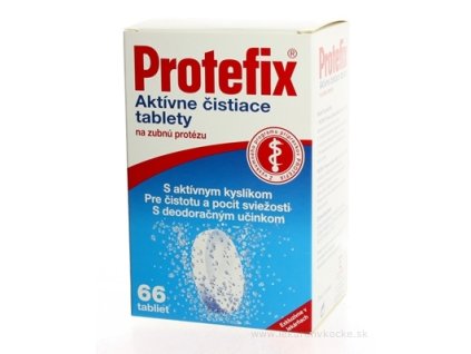 Protefix Aktívne čistiace tablety na zubnú protézu 66 ks