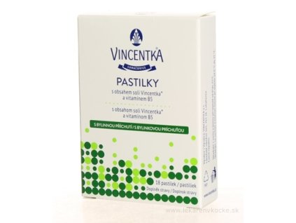 VINCENTKA PASTILKY BYLINNÉ 18 ks