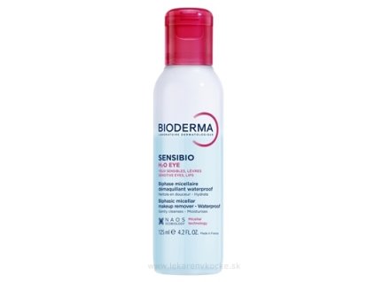 BIODERMA Sensibio H2O Eye micelárny odličovač očí, 125 ml (inovácia 2025)