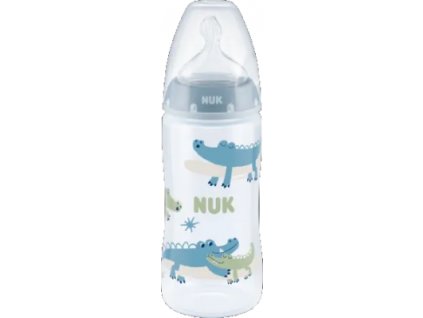 NUK FC+ flaša Temperature Control 300ml flow control modrá