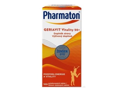 Pharmaton GERIAVIT Vitality 50+ 100 ks