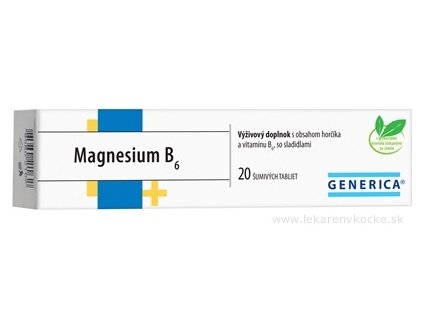 GENERICA Magnesium B6 20 ks