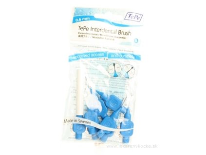 TePe Medzizubná kefká 0,6 mm 8 ks