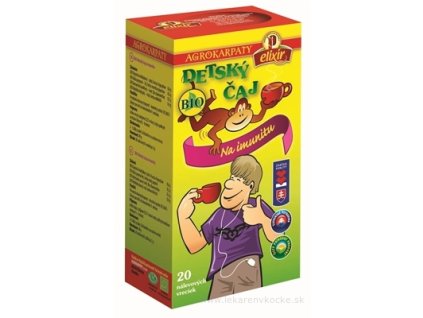 AGROKARPATY DETSKÝ ČAJ BIO Na imunitu 20x2 g