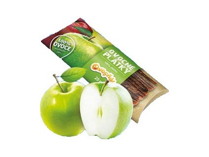 OVOCNÉ PLÁTKY 100%  JABLKO 20G