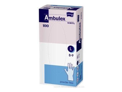 Ambulex rukavice VINYL 100 ks