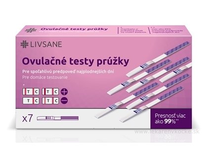 Livsane Ovulačný test - prúžky, 7 ks