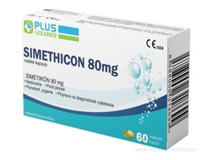 PLUS LÉKÁRNA Simethicon 80 mg cps mol 60 ks